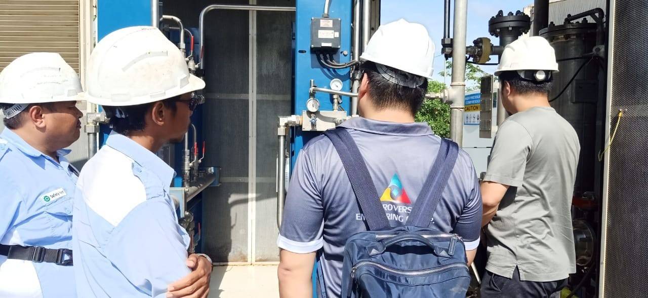 DSN biogas upgrading project facility in Kalimantan Timur, Indonesia