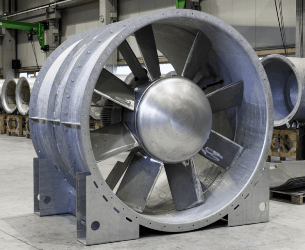 Witt&Sohn high-efficiency axial fan for industrial applications