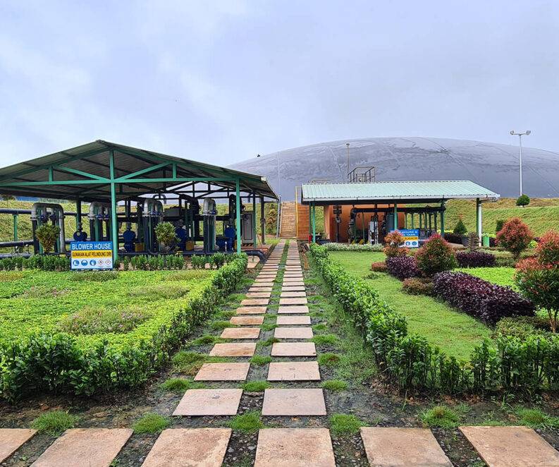 DSN biogas upgrading project facility in Kalimantan Timur, Indonesia