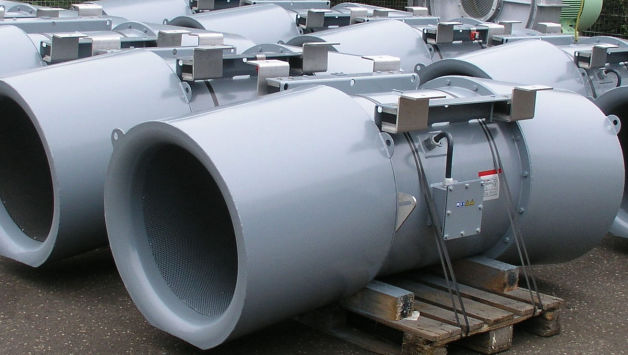 Witt&Sohn high-efficiency banana jet fan for tunnel applications