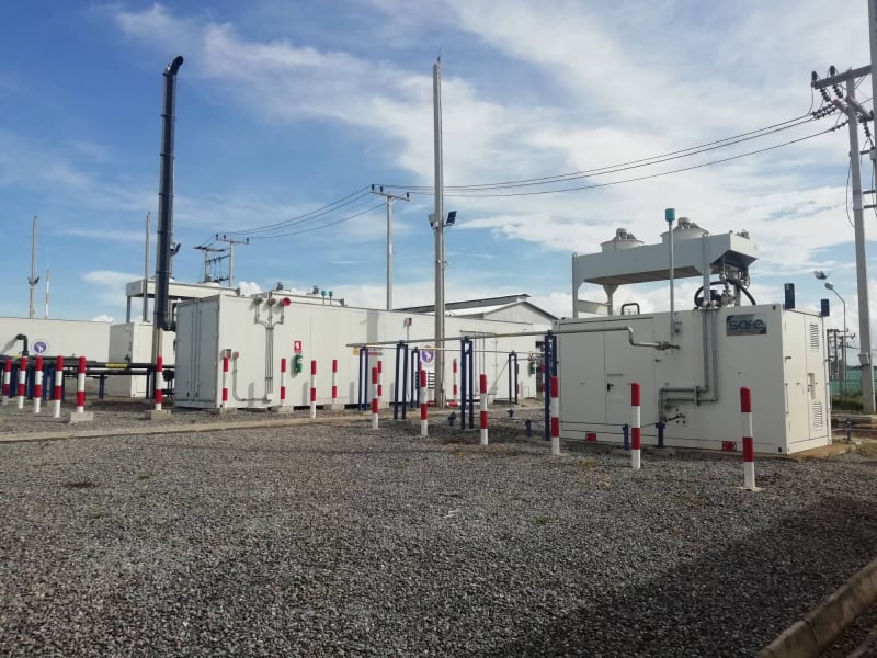 Bangsapan biogas upgrading facility in Prachuap Khiri Khan, Thailand - The country's first commercial-scale biogas-to-biomethane project.