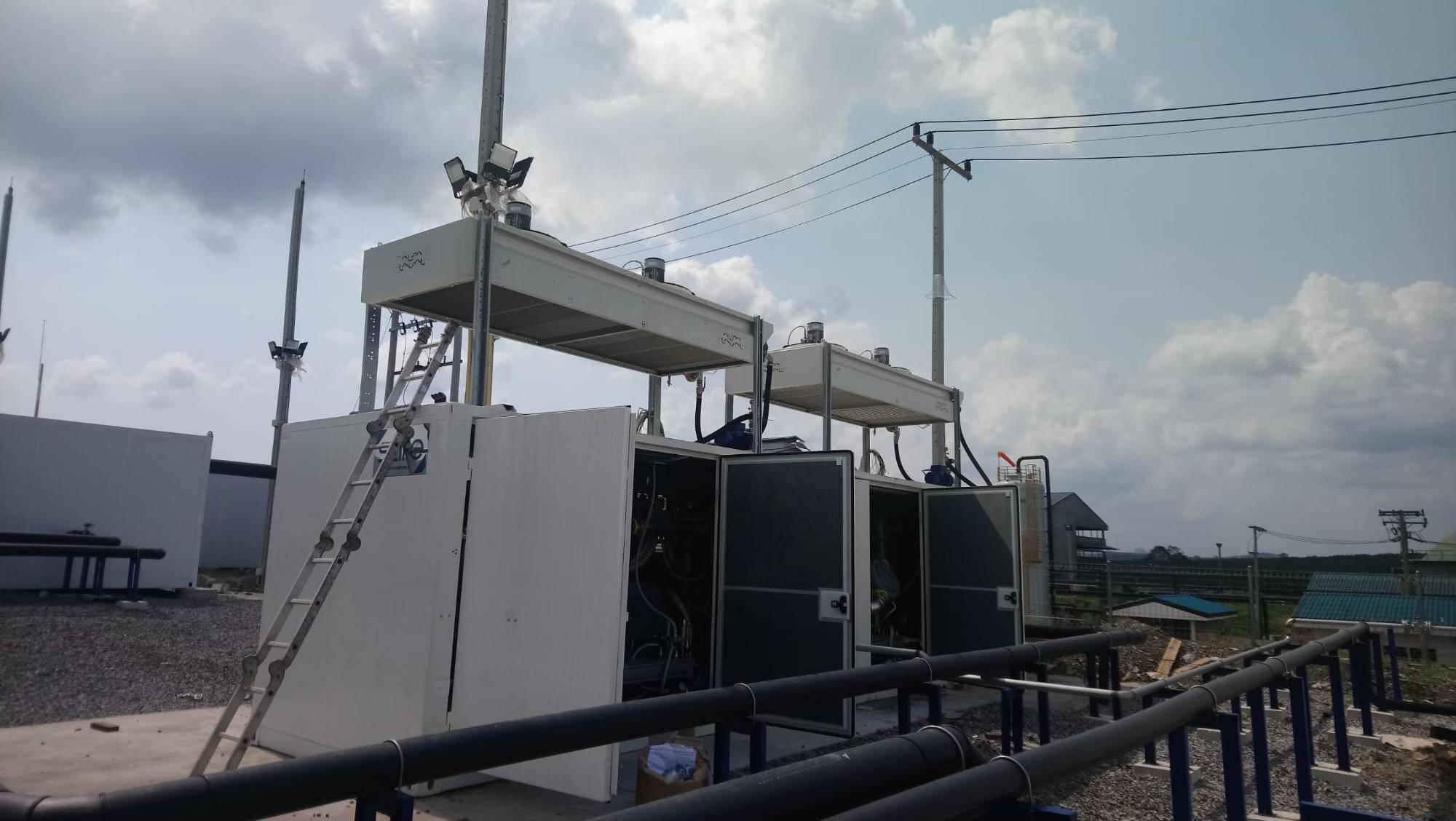 Bangsapan biogas upgrading facility in Prachuap Khiri Khan, Thailand - The country's first commercial-scale biogas-to-biomethane project.