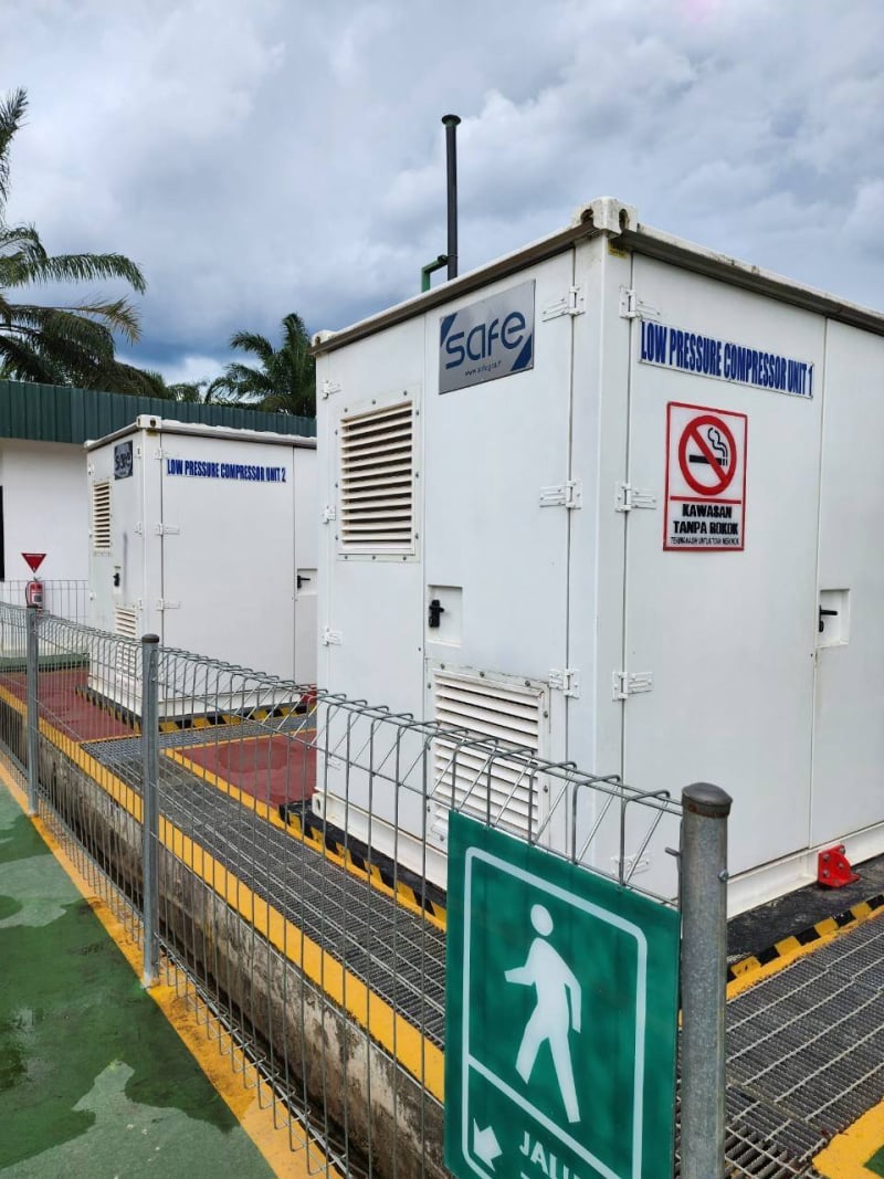 DSN biogas upgrading project facility in Kalimantan Timur, Indonesia - Pioneering biogas-to-biomethane projects with membrane technology.